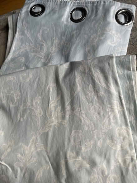 Photo of free Duck egg blue curtains (Ashford TW15) #1