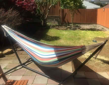 Photo of free Hammock with stand (Portola District, SF) #1