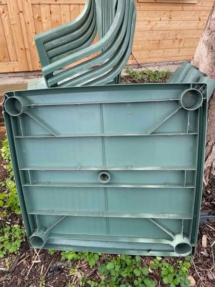 Photo of free Garden table and four chairs (plastic) (Eastbourne BN20) #4