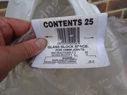 Photo of free carrier bag full of tile and glass block spacers (Tolworth KT5) #2