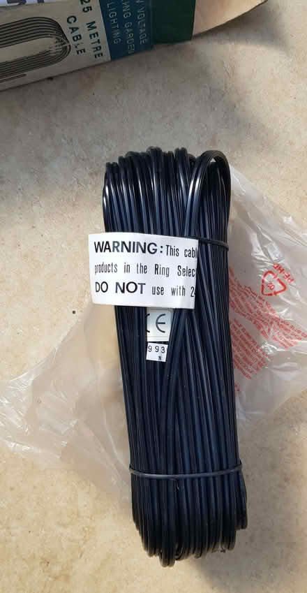 Photo of free Garden lighting cable (Stubbington PO14) #4