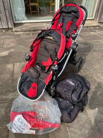 Photo of free Baby Jogger Double Buggy with Bassinet attachment (Longford DE6) #1