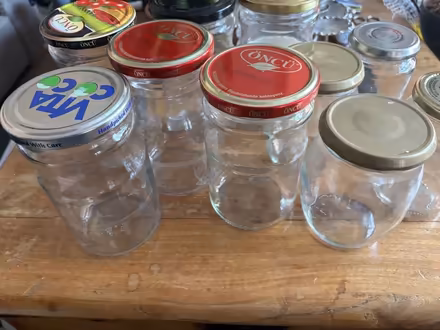 Photo of free 10 x Glass Jars (Lemsford AL8) #1