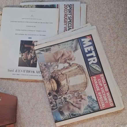 Photo of free Rugby world cup souvenirs (Little Chalfont HP6) #1