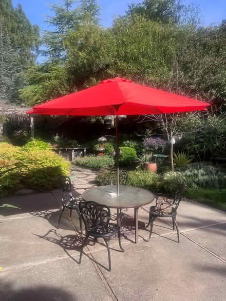 Photo of free Patio umbrella canopy orange (Terra Linda) #1