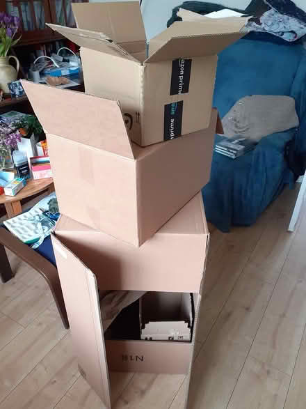 Photo of free Strong cardboard boxes (Bradford BD13) #1