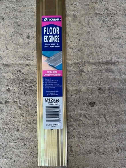Photo of free 2.458 metre, Extra Wide Floor Edging Strip, Gold Effect (Chaddesden DE21) #1