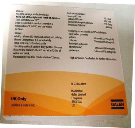 Photo of free Laxido Constipation relief (Wilmslow SK9) #2
