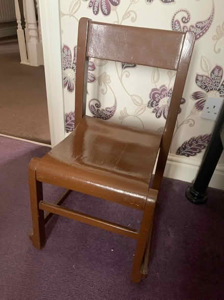 Photo of free Little wooden chair (Rochford SS4) #1