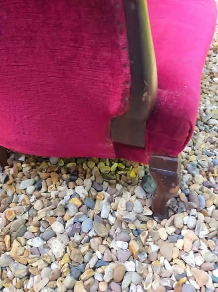 Photo of free Small velvet seat/setee (Little Wenlock TF6) #2