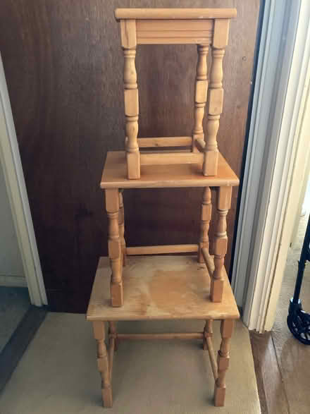 Photo of free Nest of Wooden Tables (St James, South Elmham IP19) #2
