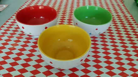 Photo of free 3 spotted bowls (peacehaven) #1