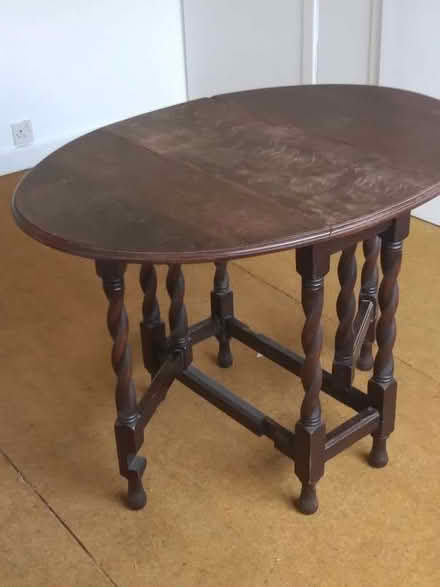 Photo of free Gate Leg Table solid oak (Currie EH14) #2