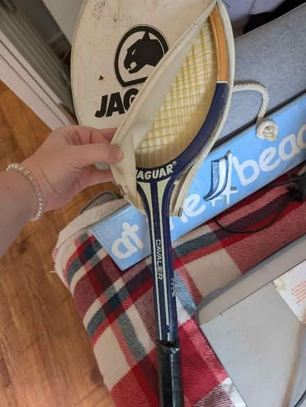 Photo of free Vintage Jaguar cavalier tennis squash racket (Churchgate EN8) #1