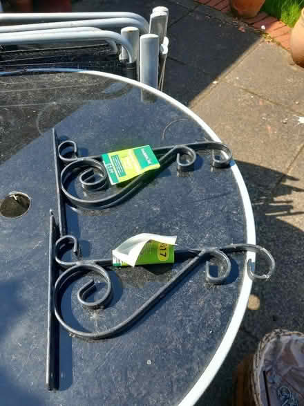 Photo of free Hanging basket wall brackets (Northcourt OX14) #1