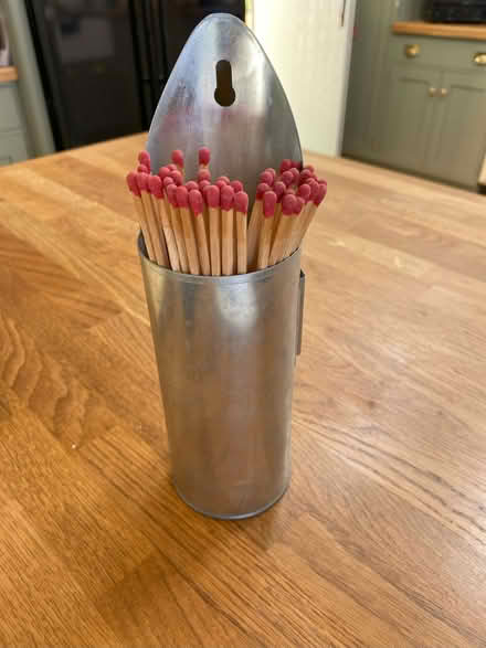 Photo of free Long Matches & Holder (Garden) (Grange CH48) #1