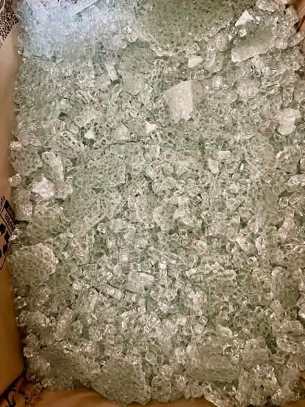 Photo of free Shattered tempered glass (NE Tucson) #1