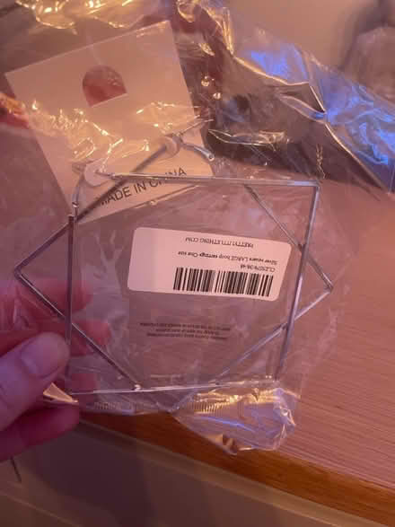 Photo of free Large Square Earrings (Never Worn) (Camberwell, SE5) #2