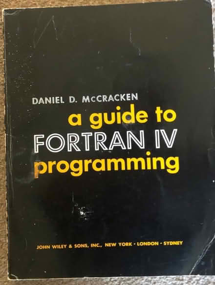 Photo of free Vintage book Fortran IV programming (Bramhall SK7) #1