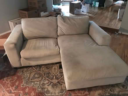 Photo of free Light gray couch (North East Medford) #1