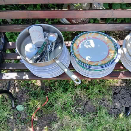 Photo of free White and mixed plates (RM1 4SH. Romford) #1