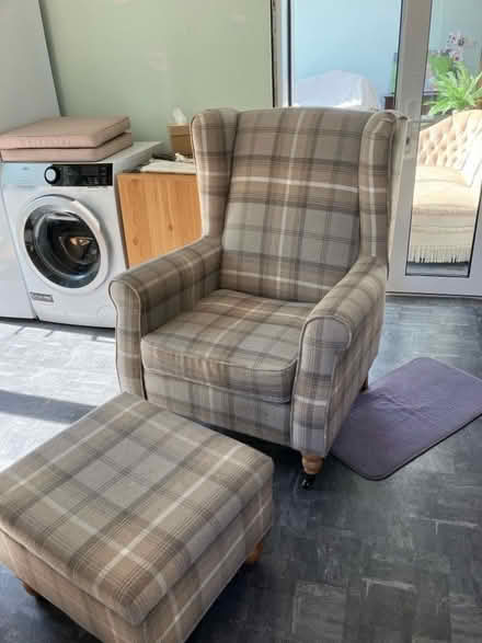 Photo of free Armchair and pouffee (Beauchief S8) #1