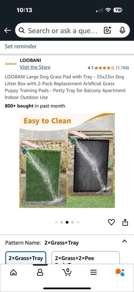 Photo of free Dog Grass Pad w/tray (Larkspur ca) #1