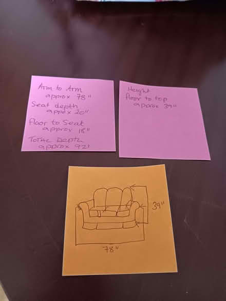 Photo of free 3 Seater Sofa (Eaton Socon PE19) #2
