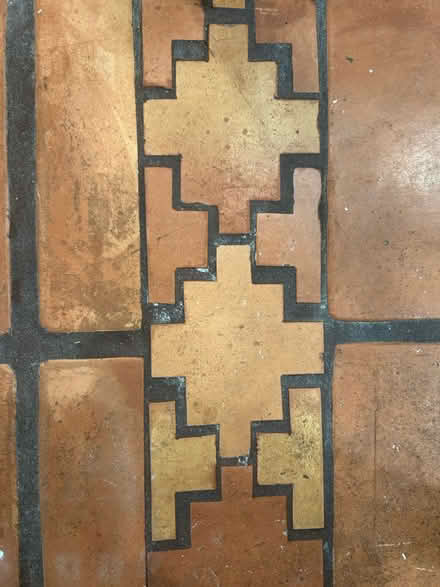 Photo of tile decorative threshold (East side: Speedway & Harrison) #2