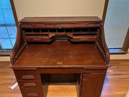 Photo of free Oak roll-top desk (North East Medford) #1