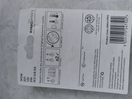 Photo of free Car bulbs (California DE22) #2