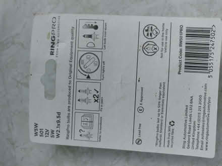 Photo of free Car bulbs (California DE22) #2