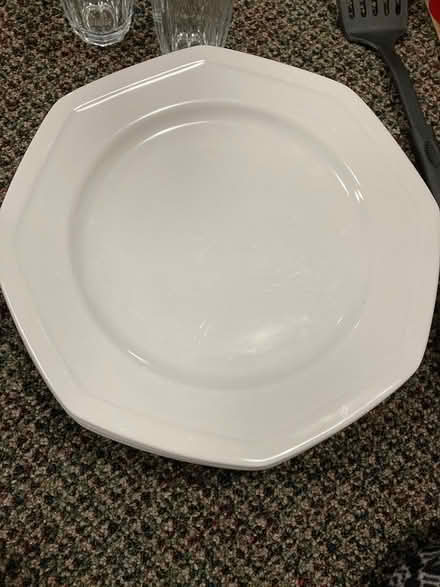Photo of free Set of 8 dinner plates (Derry and Tenth Line) #1