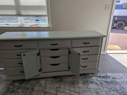 Photo of free Long white dresser (Souderton) #1