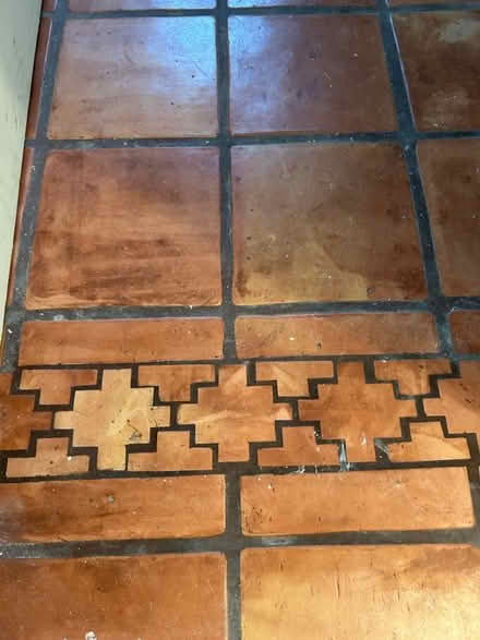 Photo of tile decorative threshold (East side: Speedway & Harrison) #1