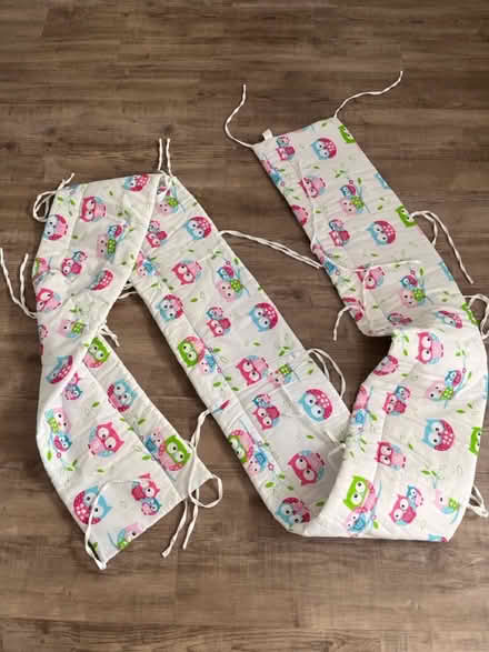Photo of free Cot bumper owl print (Rickmansworth WD3) #2