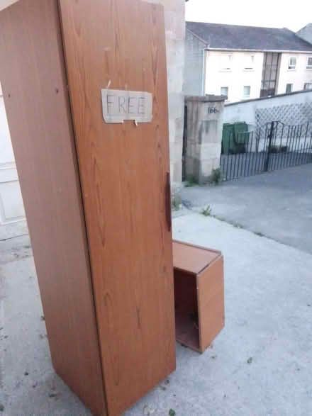 Photo of free Single wardrobe with top box (Bailbrook) #2