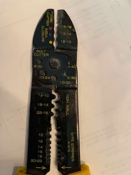 Photo of free Wire/Screw Cutter/Stripper/Crimper (South Brampton) #3