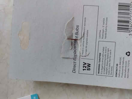 Photo of free Car interior light bulb (California DE22) #2