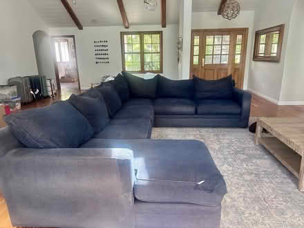 Photo of free Navy Couch (Agoura Hills) #2