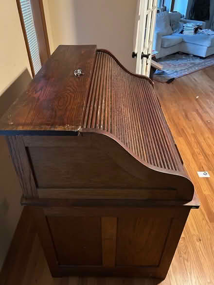 Photo of free Oak roll-top desk (North East Medford) #3