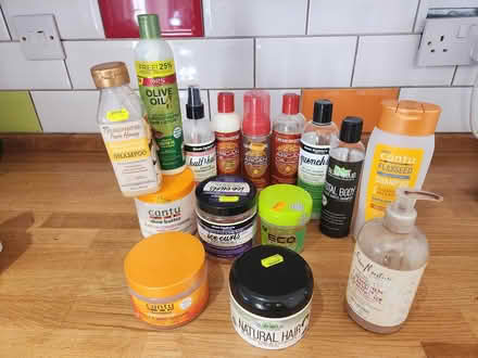 Photo of free Afro hair products - semi used (Addiscombe, Croydon) #1