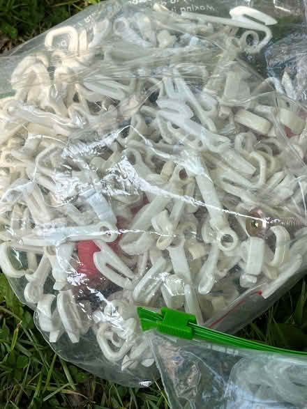 Photo of free Curtain hooks, rail hangings etc (Heath End RG26) #4