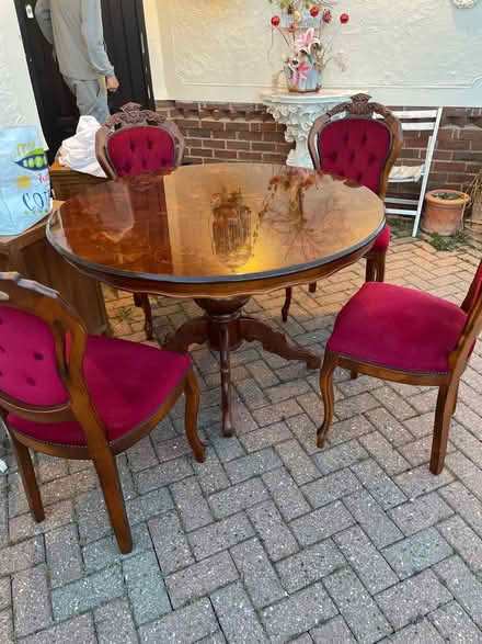 Photo of free Table and Chairs (Wickford) #3