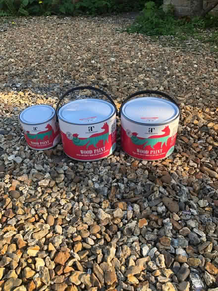 Photo of free Three new tins of wood paint (Bratton BA13) #1