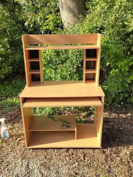 Photo of free Desk with pull out keyboard shelf (IP9) #1