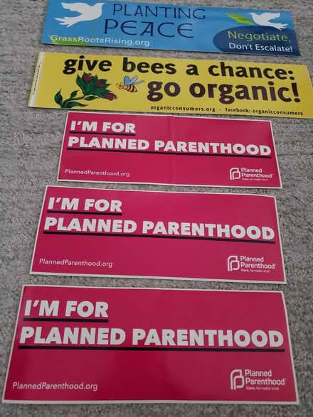 Photo of free Bumper stickers (St.Louis Park) #1