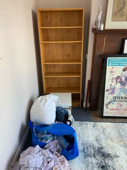 Photo of free Two tall wooden bookshelves (Bradmore) #1