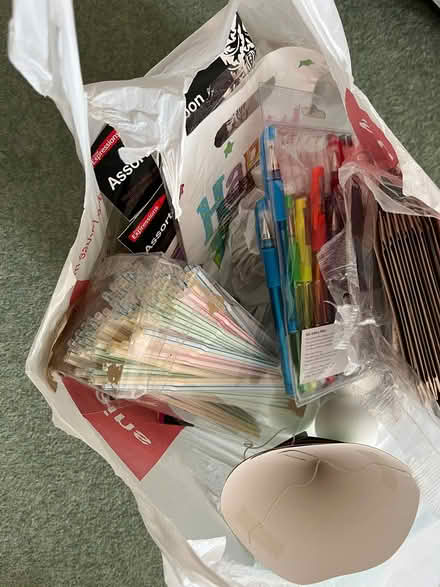 Photo of free Bag of mixed craft/party things (Shefford) #2
