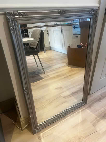 Photo of free Large Silver Mirror (Ballymullan BT27) #1